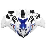 0280 Fairing Suzuki Gsxr600 Gsxr750 K8 08 09 10 Cowling White Blue